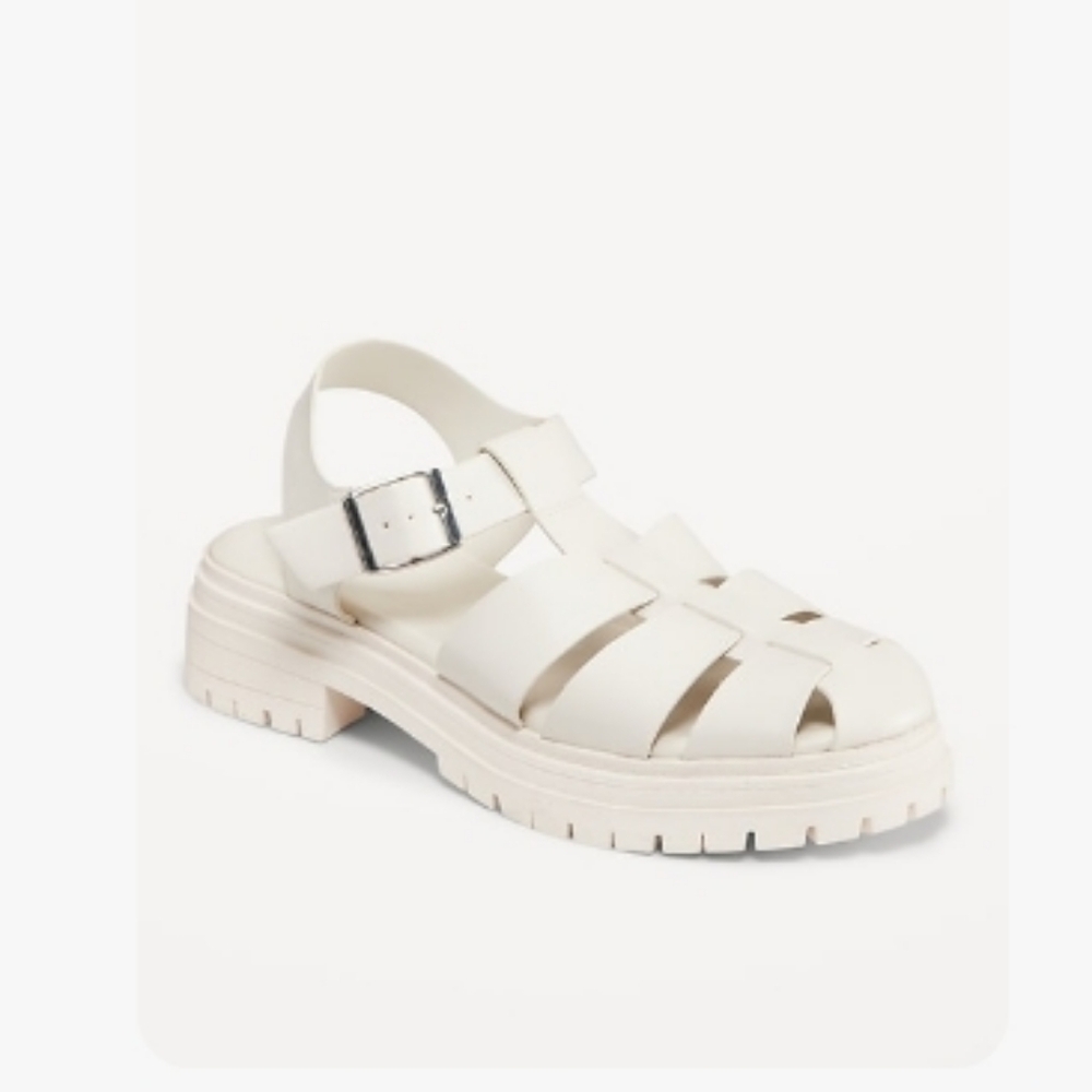 OLD NAVY - Chunky Heel "Fisherman" Sandals - Size: 10 - Picture 7 of 7